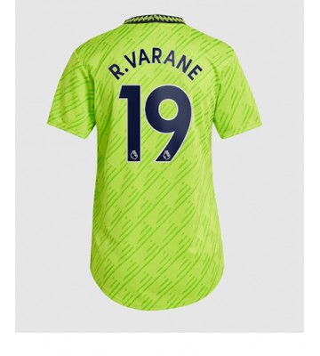Manchester United Raphael Varane #19 Tredjedrakt Kvinner 2022-23 Kortermet